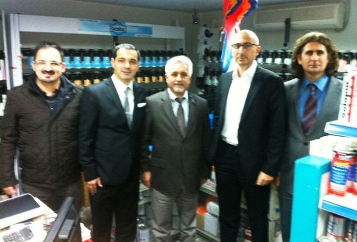 BASF COATING'S Trkiye Mdr Burhan Engin'in BRY BOYA ziyareti