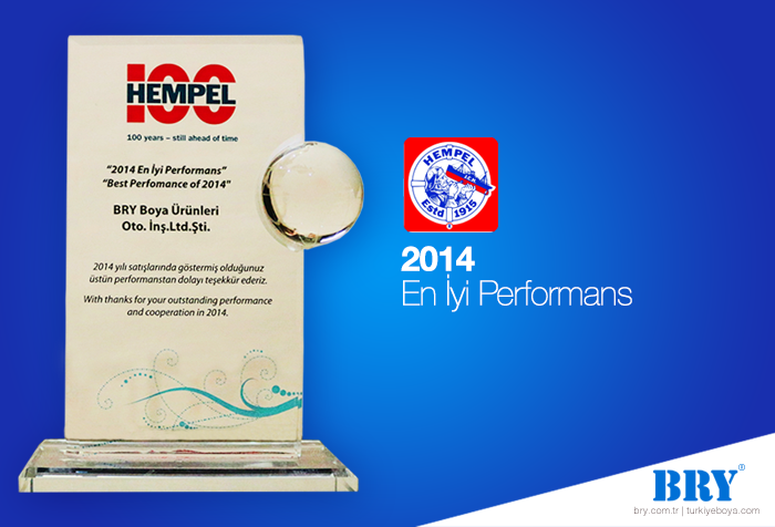 Hempel 2014 En İyi Performans Ödülü